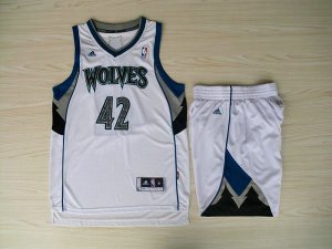 Maillot De Basket Minnesota Timberwolves Ricky Rubio 42 Tissus Sportif Fans Edition Blanc Survetement